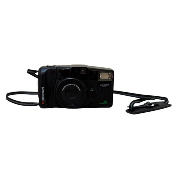 Chinon‎ Camera Auto 357Z Zoom Lens 35-70 MM Film Dx Senor Flash Not Tested - Picture 1 of 9